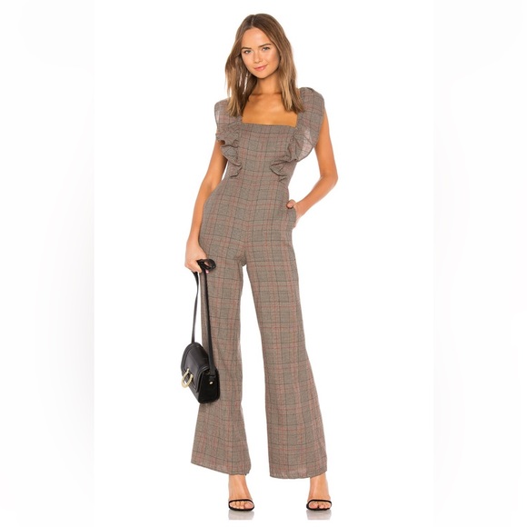 Ruffle shoulder piper jumpsuit from Tularosa - Picture 1 of 5